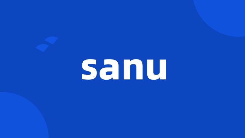 sanu