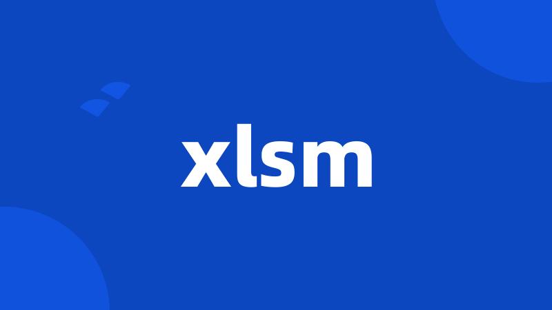 xlsm