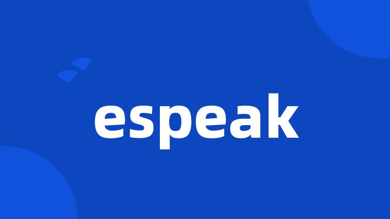 espeak