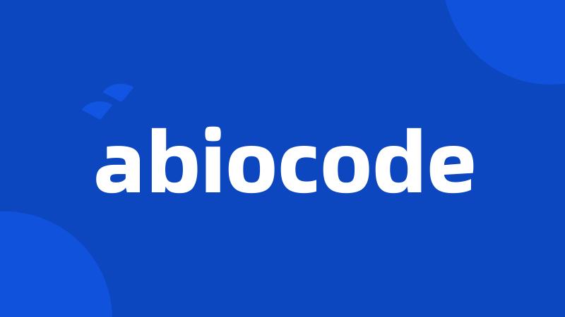 abiocode