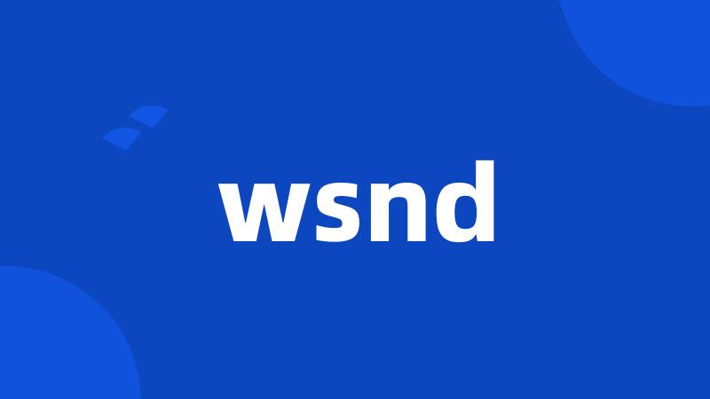 wsnd