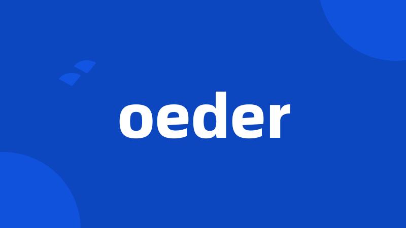 oeder