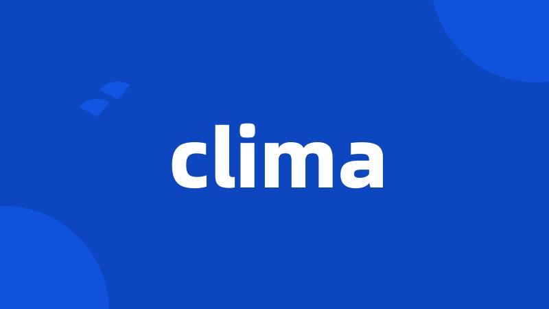 clima