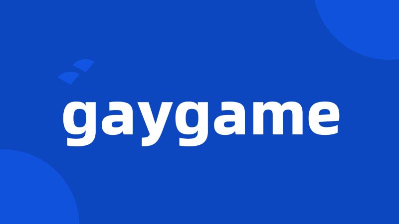 gaygame