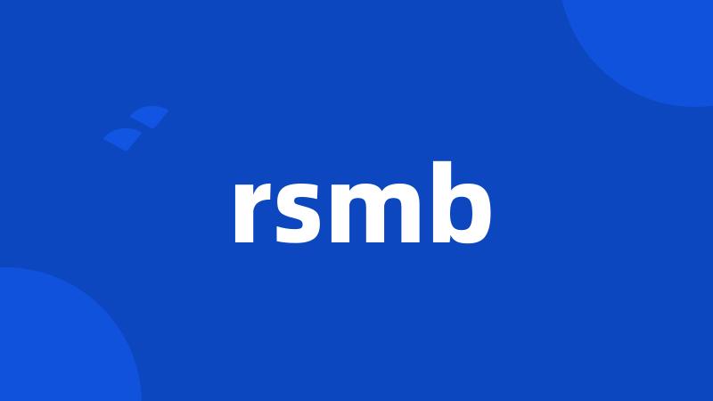 rsmb