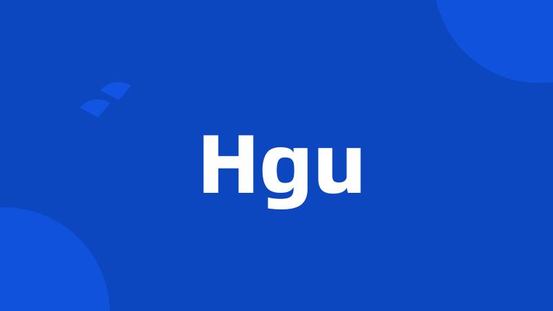 Hgu