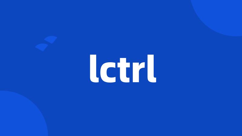 lctrl