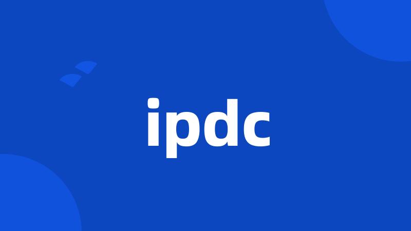 ipdc