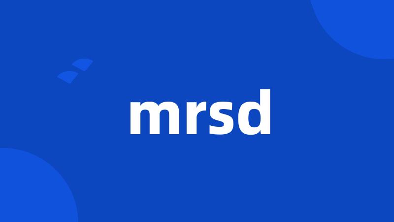 mrsd