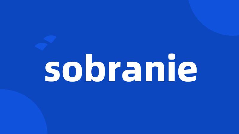 sobranie