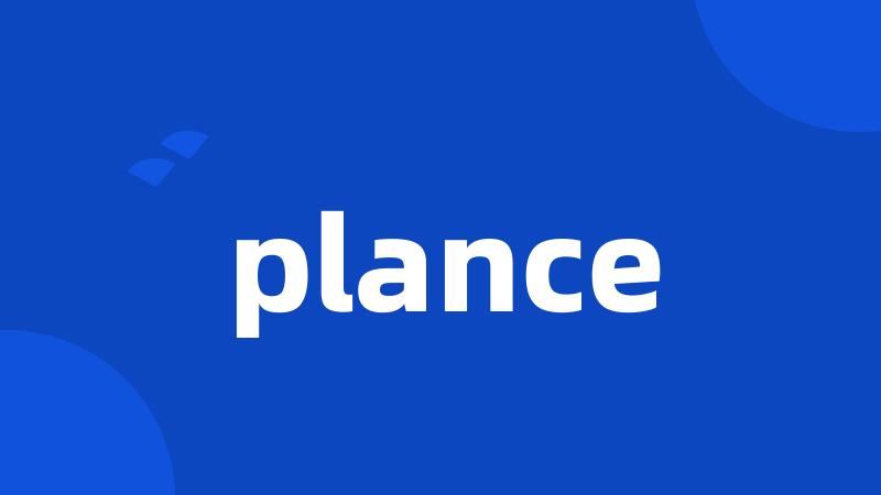 plance