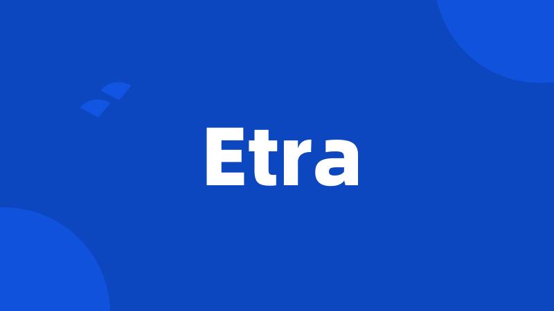 Etra