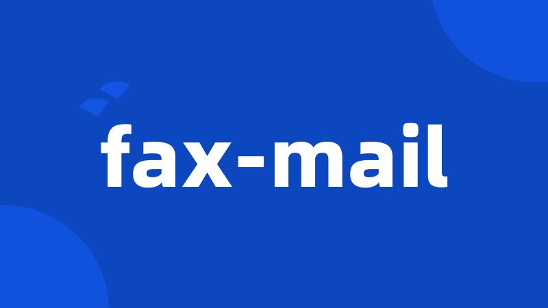 fax-mail