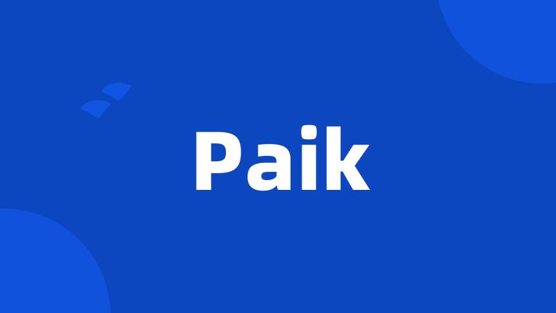 Paik