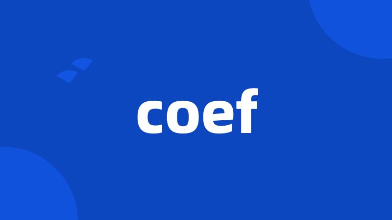 coef