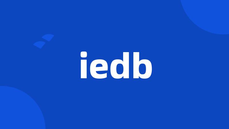 iedb