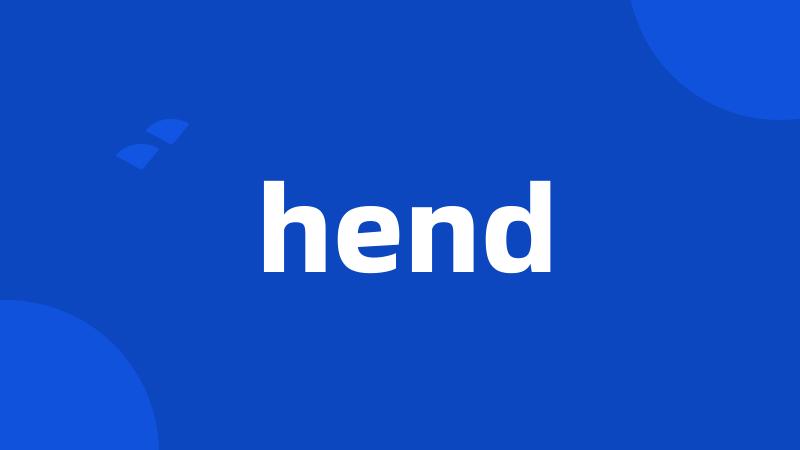 hend