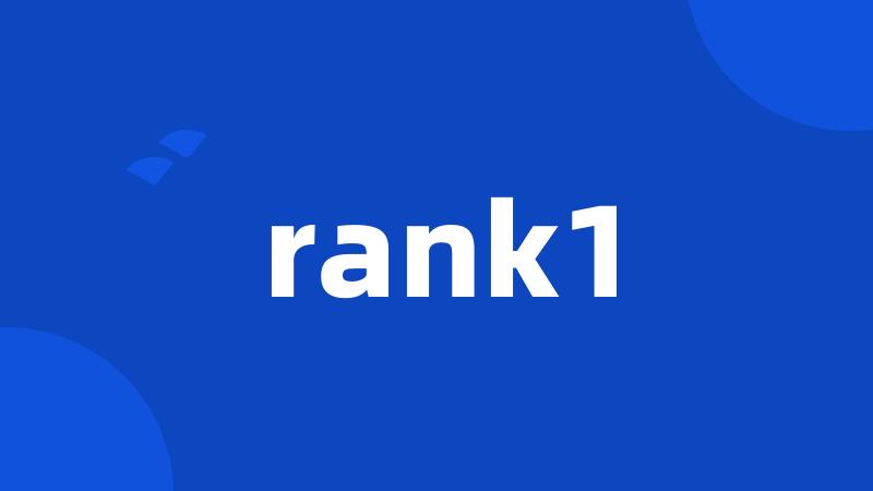 rank1