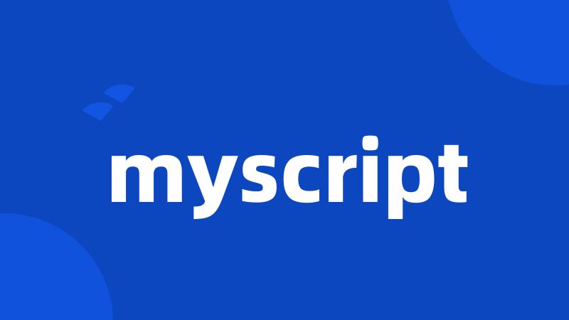 myscript