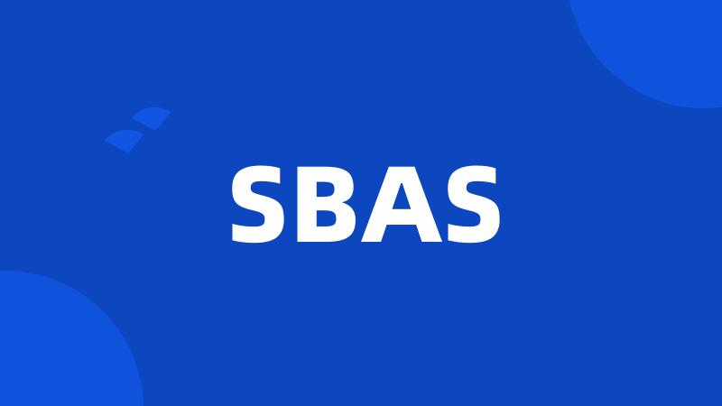 SBAS