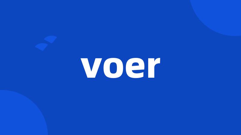 voer