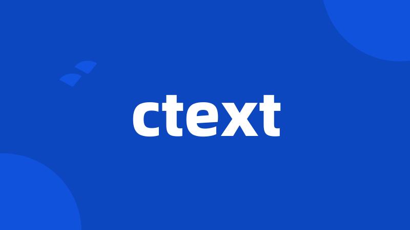 ctext