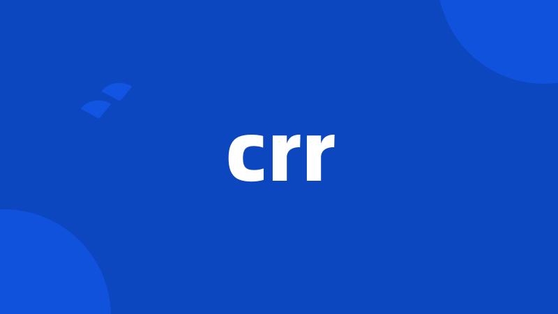 crr