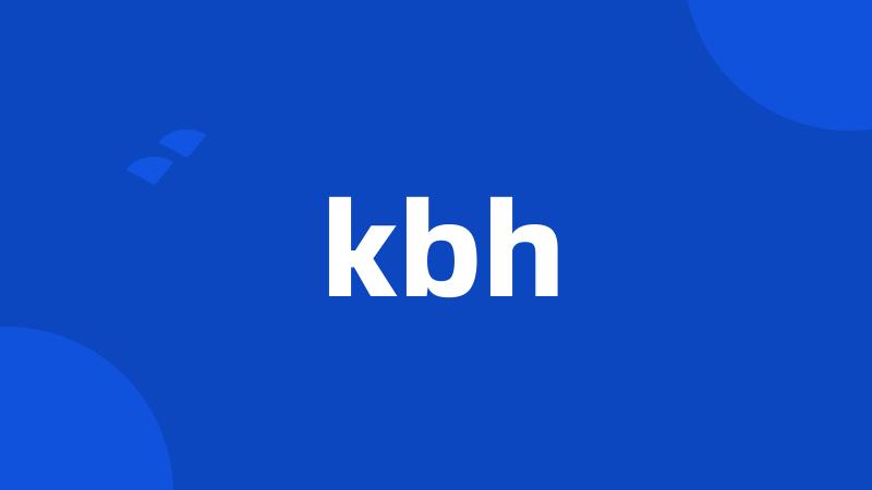 kbh