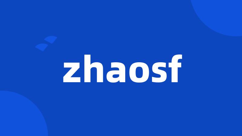 zhaosf