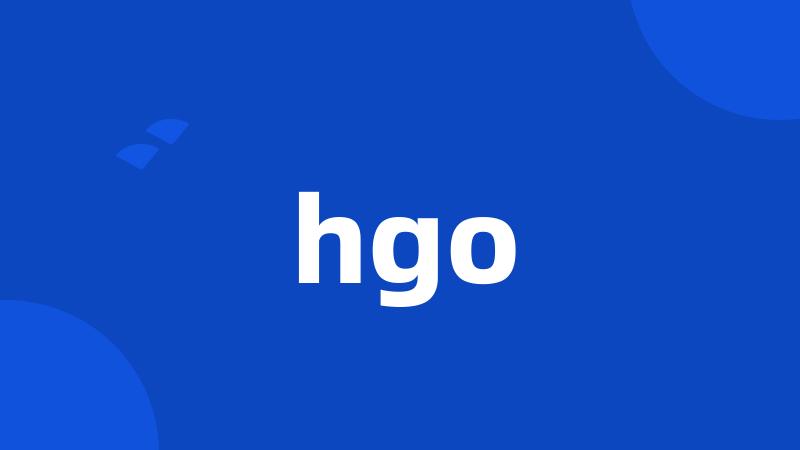 hgo