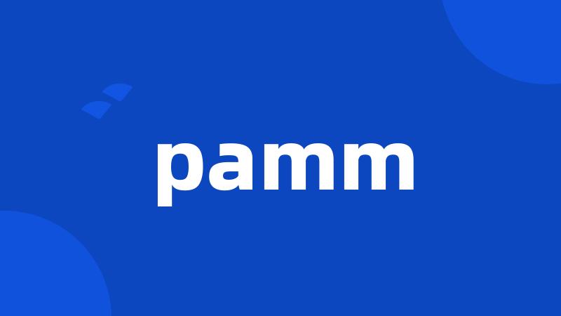 pamm