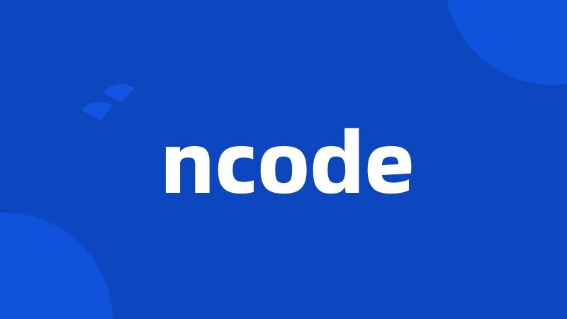 ncode