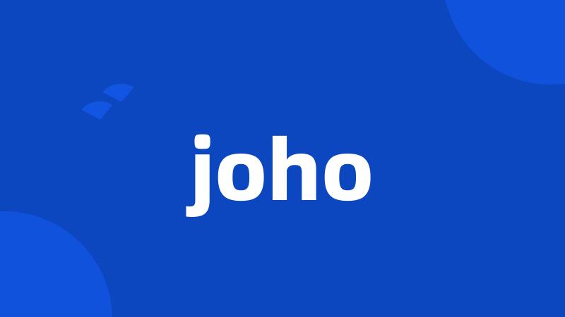 joho