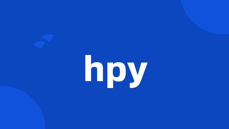 hpy