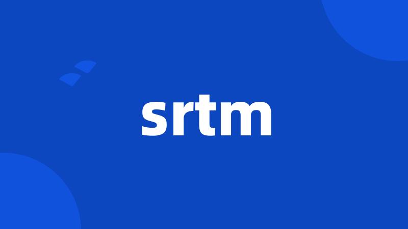 srtm