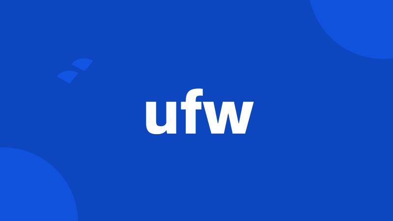 ufw