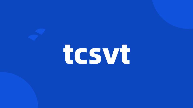 tcsvt