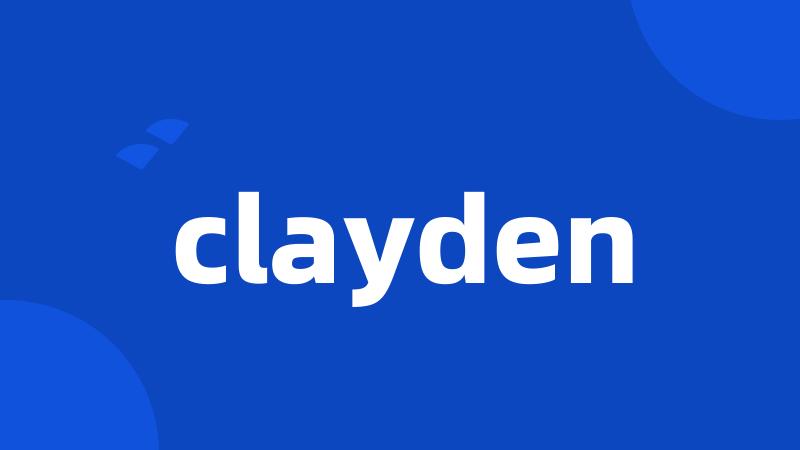 clayden