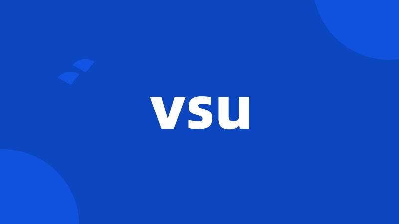 vsu