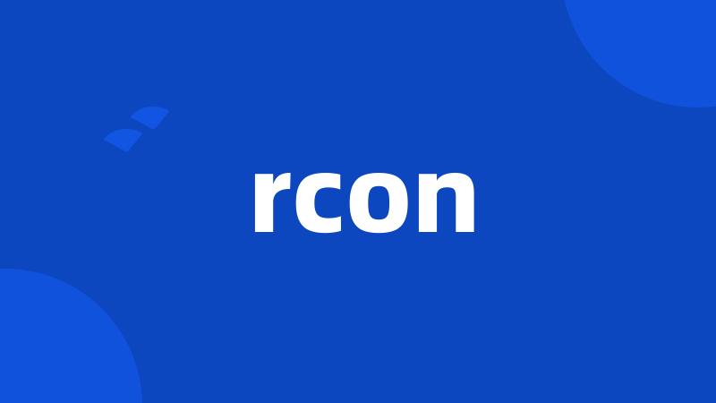 rcon