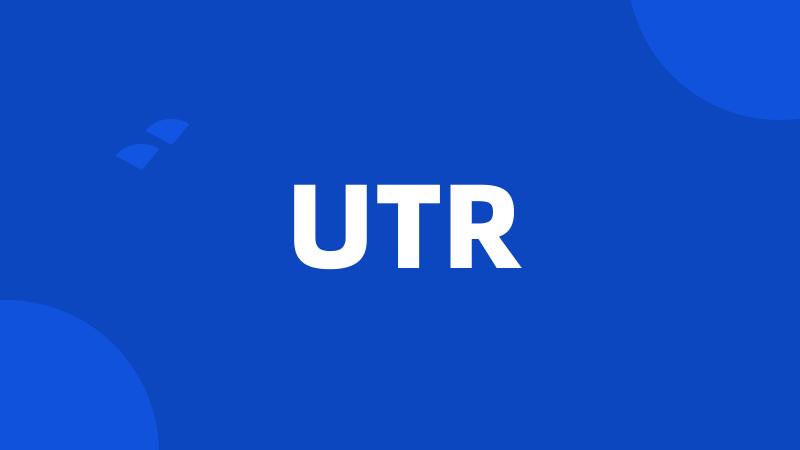 UTR