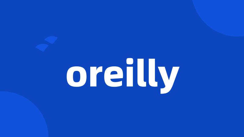 oreilly