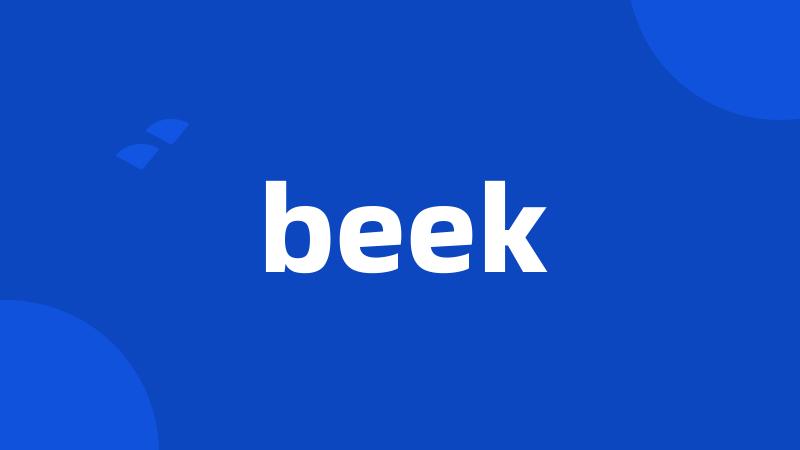 beek