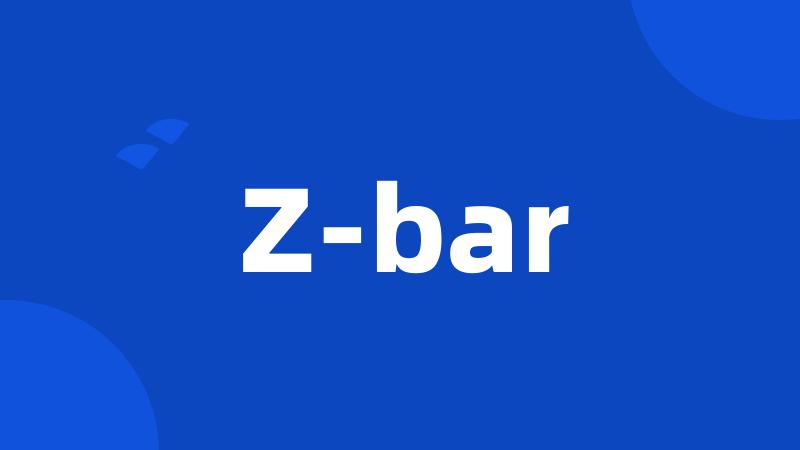 Z-bar