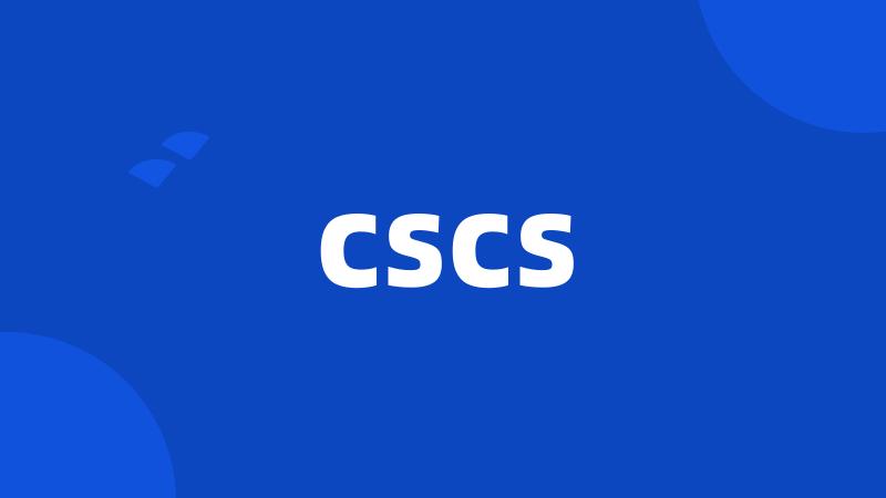 cscs