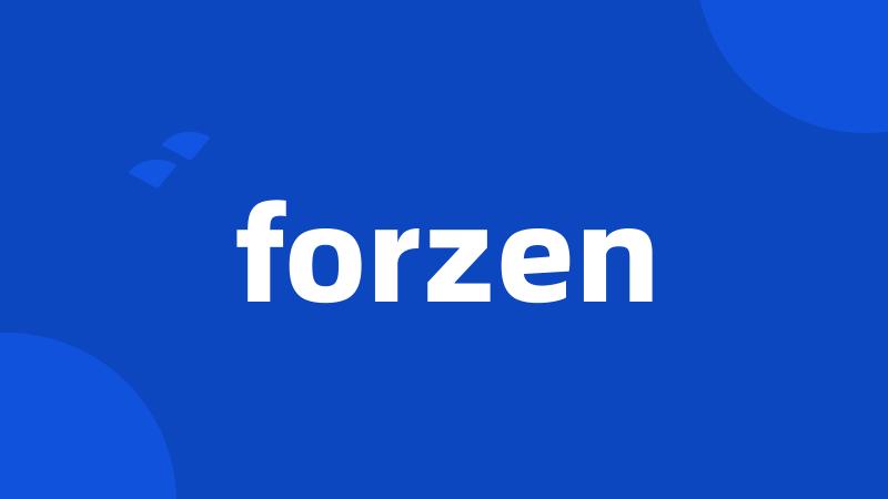 forzen