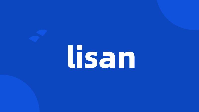 lisan