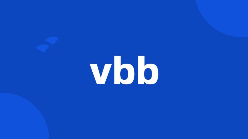 vbb