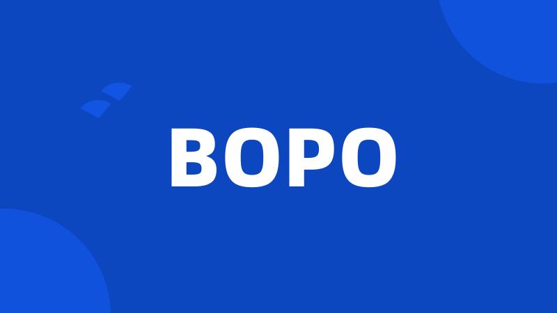 BOPO