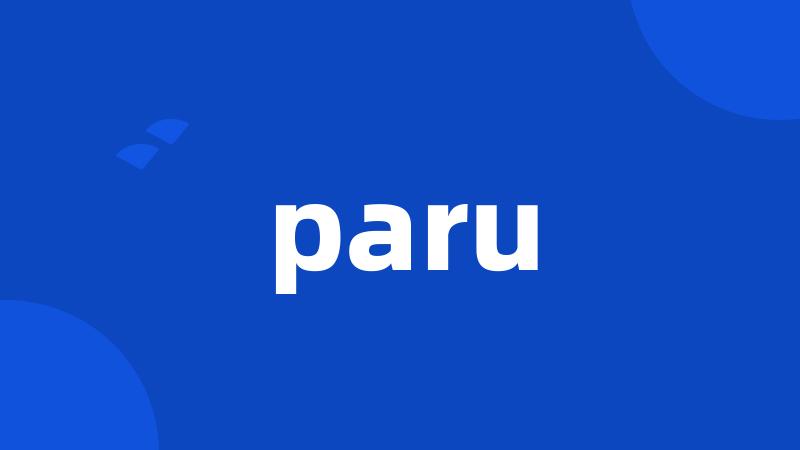 paru